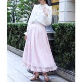 桜レース×桜柄スカート | axes femme | 詳細画像4 