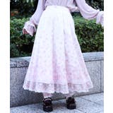 桜レース×桜柄スカート | axes femme | 詳細画像8 