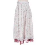 苺柄切替フレアスカート | axes femme | 詳細画像17 