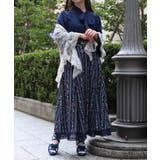 苺柄切替フレアスカート | axes femme | 詳細画像8 