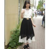 接触冷感総レースイレヘムスカート | axes femme | 詳細画像6