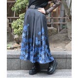 彼岸花柄SK | axes femme | 詳細画像2