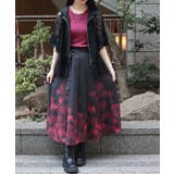 彼岸花柄SK | axes femme | 詳細画像5
