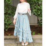 ジャスミン柄マルチＷＡＹスカート | axes femme | 詳細画像10 