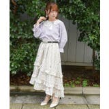 ジャスミン柄マルチＷＡＹスカート | axes femme | 詳細画像13 