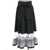 バックリボンハイウエストスカート | axes femme | 詳細画像24 