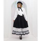 黒 | バックリボンハイウエストスカート | axes femme