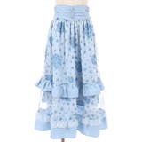 紫陽花柄プリントチュールスカート | axes femme | 詳細画像15 