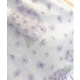 紫陽花柄プリントチュールスカート | axes femme | 詳細画像4 