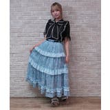 リボン柄シアーチェックスカート | axes femme | 詳細画像10 