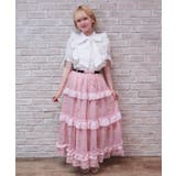 リボン柄シアーチェックスカート | axes femme | 詳細画像11 
