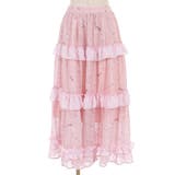リボン柄シアーチェックスカート | axes femme | 詳細画像24 