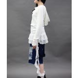 ドレープアシメレースヘムプルオーバー | axes femme | 詳細画像2