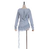 ドレープアシメレースヘムプルオーバー | axes femme | 詳細画像9