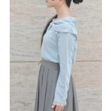 オフショル風リボンカットプルオーバー | axes femme | 詳細画像2 