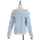 オフショル風リボンカットプルオーバー | axes femme | 詳細画像28 