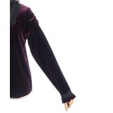 ブロッキングベロアプルオーバー | axes femme | 詳細画像16