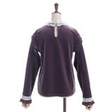 ブロッキングベロアプルオーバー | axes femme | 詳細画像19