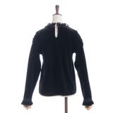 ブロッキングベロアプルオーバー | axes femme | 詳細画像25