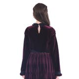 ブロッキングベロアプルオーバー | axes femme | 詳細画像3