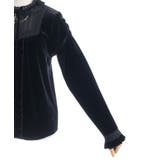 ブロッキングベロアプルオーバー | axes femme | 詳細画像30