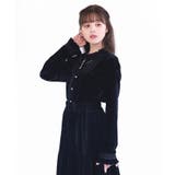 ブロッキングベロアプルオーバー | axes femme | 詳細画像4