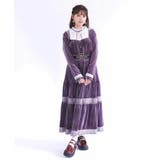 ブロッキングベロアプルオーバー | axes femme | 詳細画像6