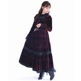 ブロッキングベロアプルオーバー | axes femme | 詳細画像7