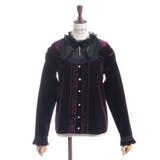 ブロッキングベロアプルオーバー | axes femme | 詳細画像8