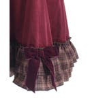 ベロア×チェックフリルOP | axes femme | 詳細画像12