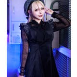 ベロア×チェックフリルOP | axes femme | 詳細画像2