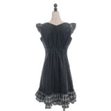 ベロア×チェックフリルOP | axes femme | 詳細画像20