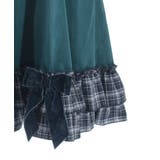 ベロア×チェックフリルOP | axes femme | 詳細画像31