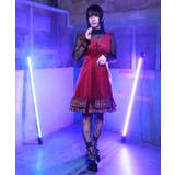 ベロア×チェックフリルOP | axes femme | 詳細画像5