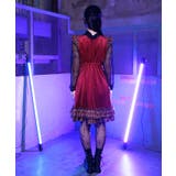 ベロア×チェックフリルOP | axes femme | 詳細画像7