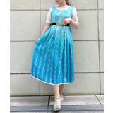 axes femme ラメール プリント ワンピース ミント クラゲ マリン