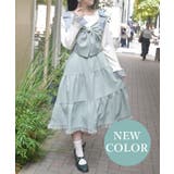 ミント | ビッグリボンティアードワンピース | axes femme