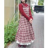 ワイン | コットンレース使チェックOP | axes femme