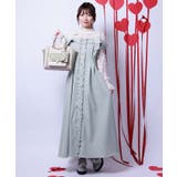 チュールリボン付ワンピース | axes femme | 詳細画像5 