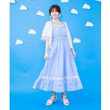 メローフリルストライプジャンパースカート | axes femme | 詳細画像5 