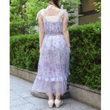 紫陽花柄ショルダーリボンワンピース | axes femme | 詳細画像2