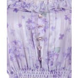 紫陽花柄ショルダーリボンワンピース | axes femme | 詳細画像24