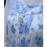 紫陽花柄ショルダーリボンワンピース | axes femme | 詳細画像5
