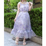 紫陽花柄ショルダーリボンワンピース | axes femme | 詳細画像8