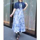 アートローズ柄ケープワンピース | axes femme | 詳細画像5