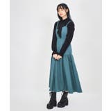 グリーン | バーアクセサリーキャミワンピース | axes femme