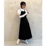 黒 | バーアクセサリーキャミワンピース | axes femme
