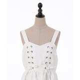 レースアップティアードワンピース | axes femme | 詳細画像5