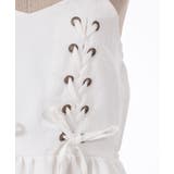 レースアップティアードワンピース | axes femme | 詳細画像7