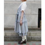 ダブルリボンストライプジャンパースカート | axes femme | 詳細画像2 